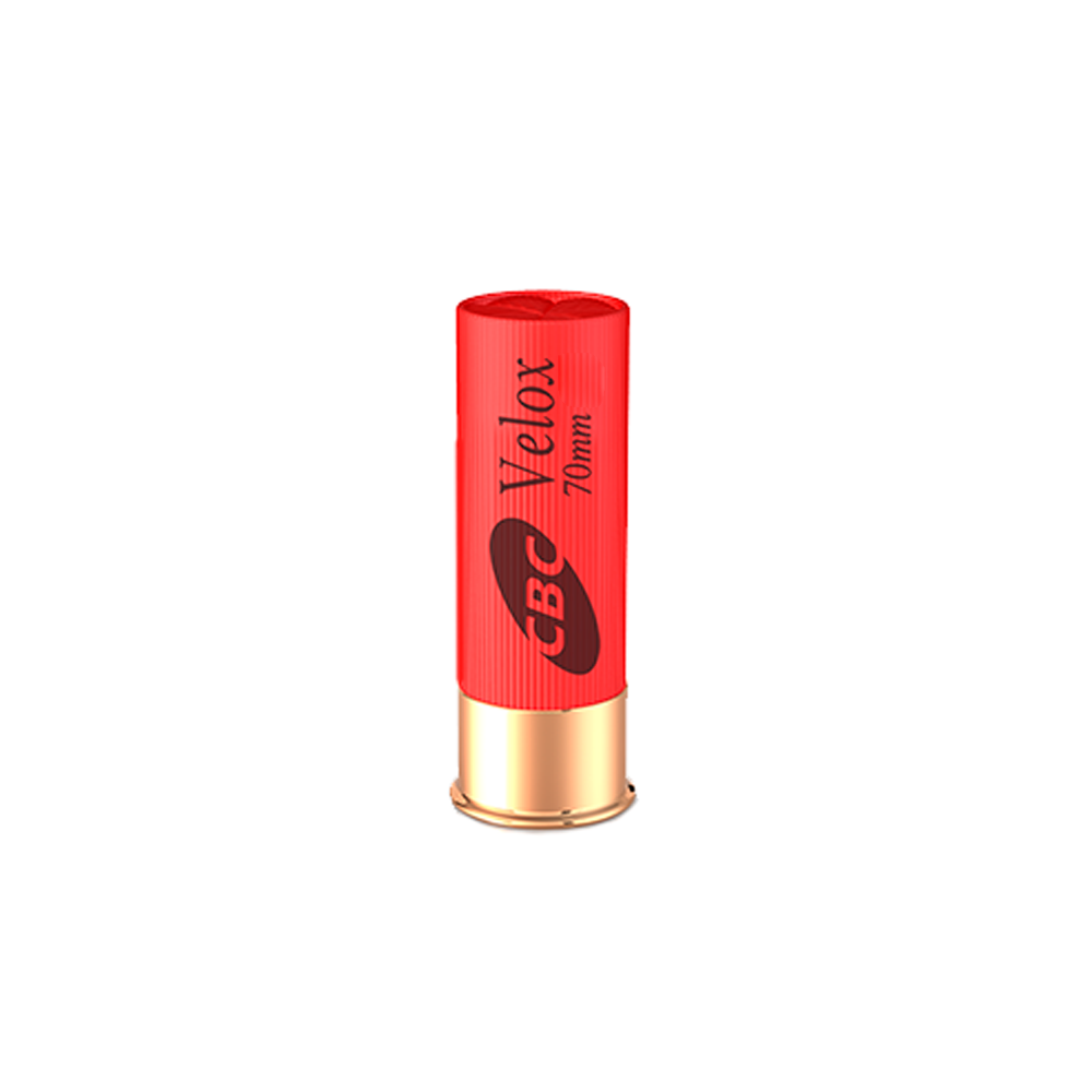 Cartucho CBC .12GA [70mm] Super Velox CH-7 AEL Cx.25un