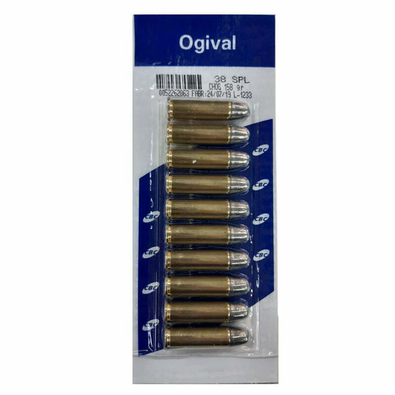 Munição Cbc 38 Chog Spl 158gr