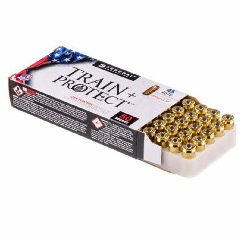 Munição Federal Cal 45 Auto 230gr Vhp Train Protect – Cx 50