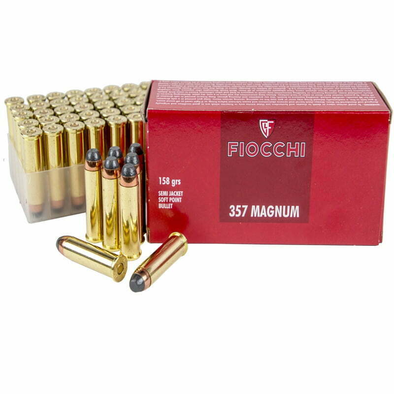 Munição Fiocchi 357 Mag Sjsp 158gr – Cx 50
