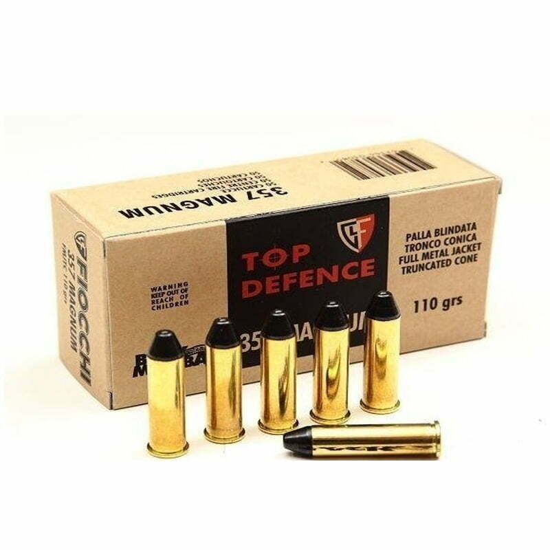 Munição Fiocchi 357 Magnum Fmjtc Black Mamba 110gr – Cx 50